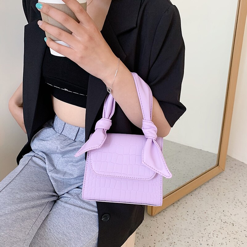 Effen kleur krokodillenprint dames pu leren luxe merk handtas crossbody tassen voor vrouwen handtas vrouwen sac a main