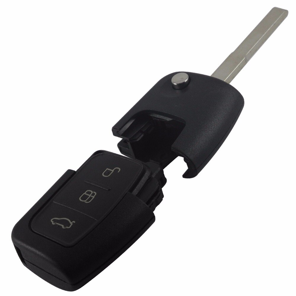 Jingyuqin Vragen 315/433 Mhz 3 Button Keyless Entry Afstandsbediening Sleutelhanger Voor Ford Focus Mondeo C Max S max Galaxy Fiesta