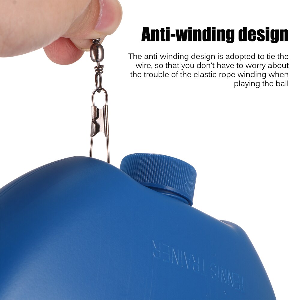 Rebound Ball Heavy Duty Tennis Training Tool Exercise Tennis Ball Sport Self-Study With Tennis Trainer Baseboard Sparring Device