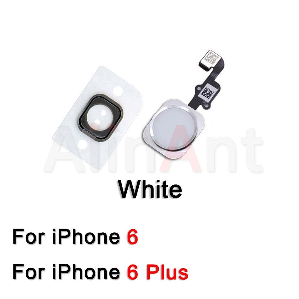 Aiinant Originele Home Knop Flex Voor Iphone 5 S Se 6 6 S 7 8 Plus 8 Plus 7Plus terug Thuis Flex Kabel Functie Vergadering: For 6-6Plus White