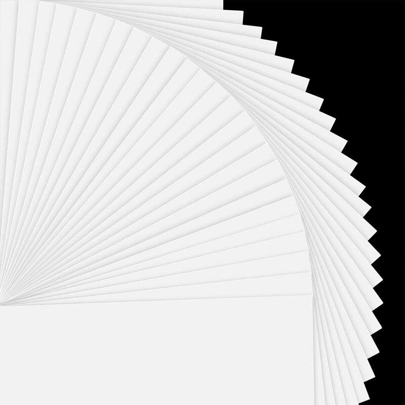 Premium Printable Waterproof Vinyl Sticker Paper for Inkjet and Printer 210x280mm 30 Sheets Matte White Decal Paper