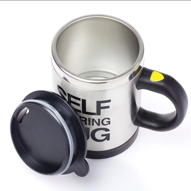 400ml automatische zelfroerende mok koffiemelkmengbeker roestvrijstalen thermische beker elektrische luie dubbel geïsoleerde slimme beker