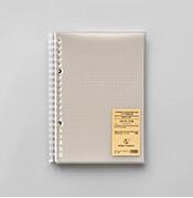 Loose Leaf Plastic Binding 20 Holes A5 Simple Student Notebook 26 Holes B5 Horizontal Grid Blank English Office Paper Boook