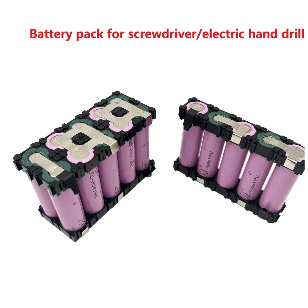 2S1P 3S2P 4S1P~5S2P 6S2P 18650-35E akumulator niestandardowe spawanie akumulatorów 18650-35E 3500mAh / 7000mah akumulator 7,4V do 25,2v
