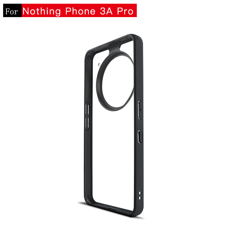 Gennemsigtigt telefoncover for ingenting telefon 3a pro cover anti-banke bagcover ingenting telefon 3a pro cover for ingenting telefon 3a pro