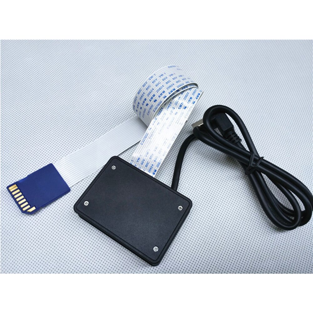 Adaptateur d'extension convertisseur lecteur carte SD carte USB câble d'extension Flexible pour GPS téléphone portable