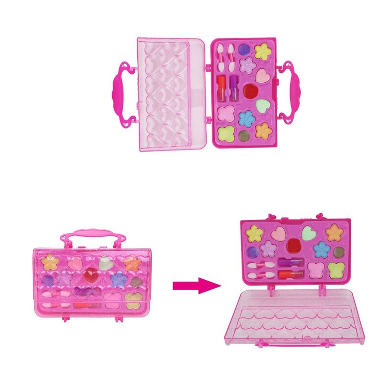 Jenter makeup leker late leke trygt giftfri makeup kit skjønnhet leketøy best for barn