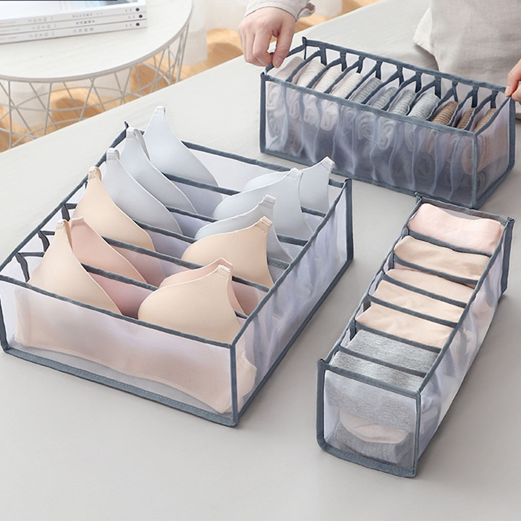 Unterwäsche Bh Socken Panty Lagerung Boxen Schrank Organisatoren Kleiderschrank Heimat Organisation Schublade Teiler Schlafsaal Sparen Raum