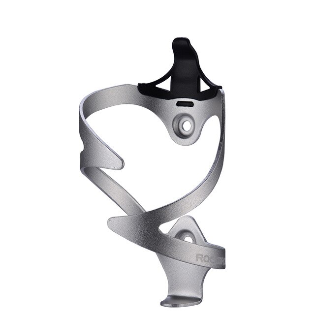 ROCKBROS Ultralight Bicycle Alloy Bottle Holder Aluminium MTB Mountain Road Bike Bicycle Accessories Water Bottle Cage Holder: Bilateral silver