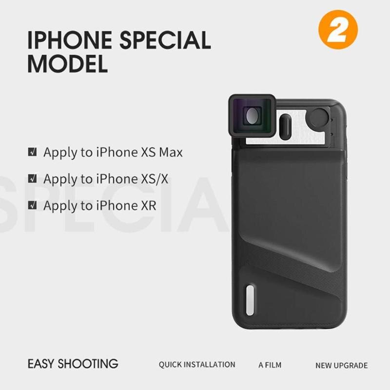 Durable Distorted Lens Classic Delicate 1.33X Widescreen Mobile Phone Anamorphic Lens for iPhone Smartphone Accessories