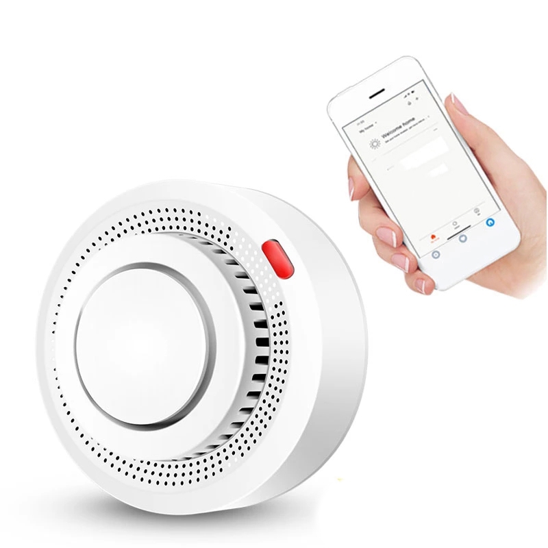 Tuya WiFi Smoke Fire Protection Smoke Detector Smokehouse Combination Fire Alarm Home Security System Firefighters