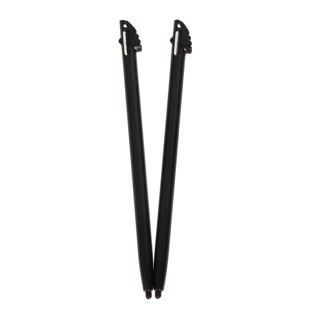 Universal- Stift Stift 2 X Schwarz Kunststoff berühren Bildschirm Stift Kuli für Nintendo 3DS N3DS XL LL Neue