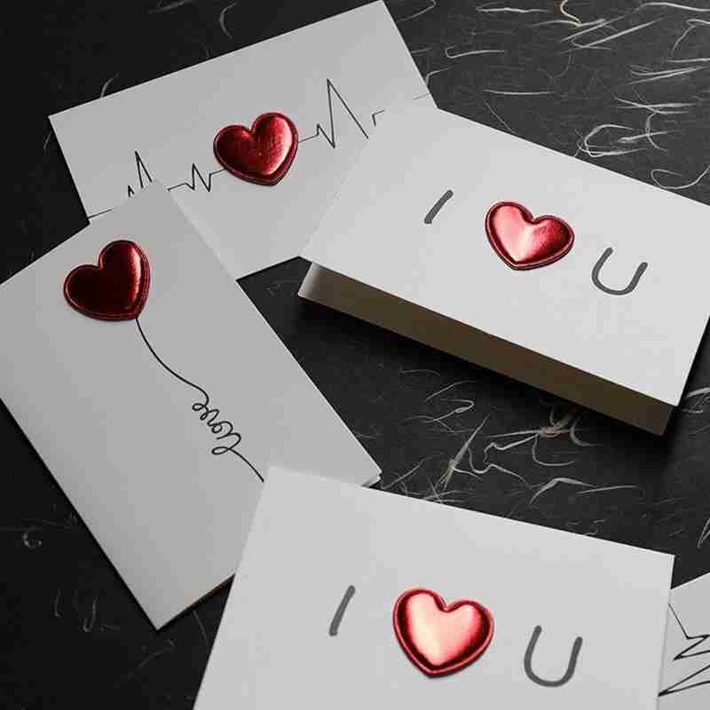 Cartes saint valentin amour carte postale Invitation de mariage cartes de voeux anniversaire pour elle saint valentin carte