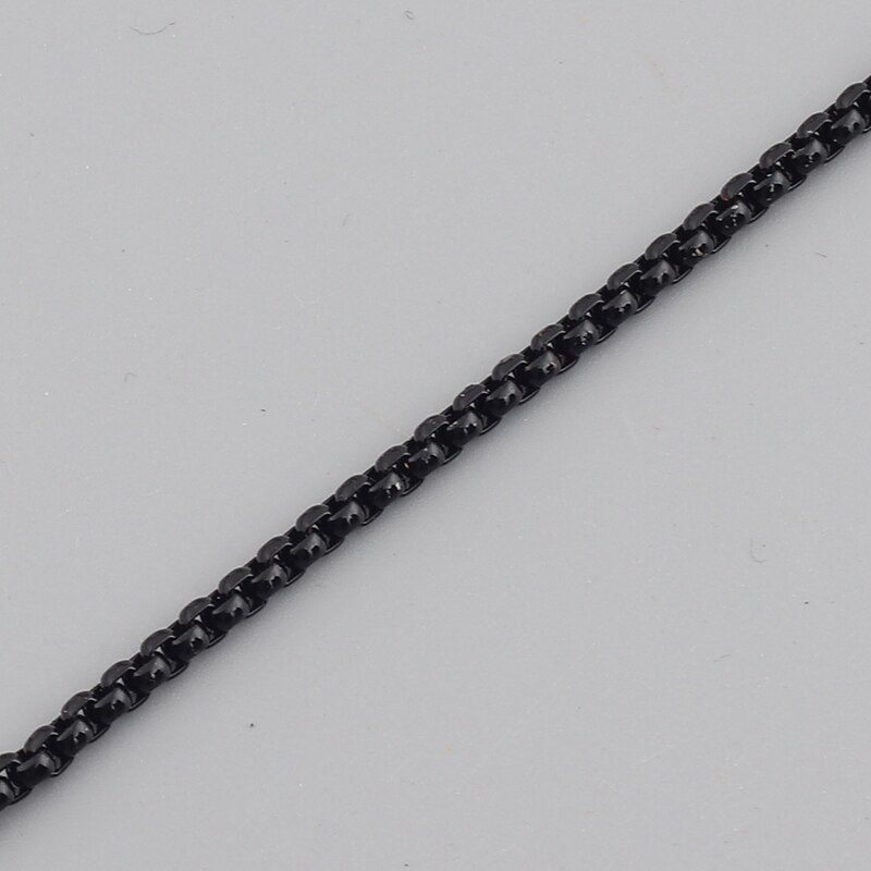 Verklaring Koper Emaille Boho Regenboog Kleur Box Ketting Choker Ketting Voor Vrouwen Meisje Collier Femme Zomer Bijoux: black