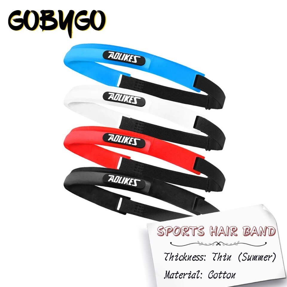 Aolikes-bandas elásticas para el pelo para hombre y mujer, cinta de silicona para el pelo para deportes, Pilates, Yoga, cinta de guía para el sudor, banda para la cabeza, banda para el sudor, Protector de gimnasio