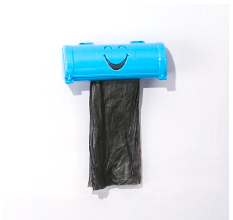 Sacos de lixo para parede 1 peça, recipiente para armazenamento de saco de lixo na parede, suporte de plástico para cozinha, dispensador de merceiro, banheiro 0600