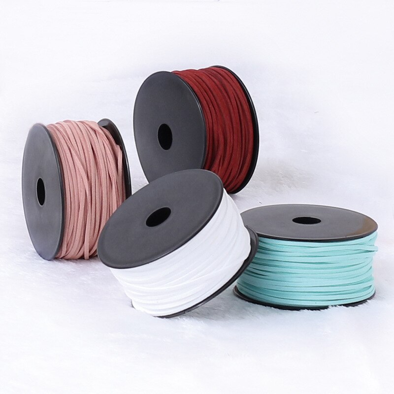 3mm 50 yards Koreaanse Touw Handgemaakte Kunstmatige Bloem DIY Materiaal Sieraden Accessoires Cake Decoratie Bloem Verpakking Koord 16 kleur
