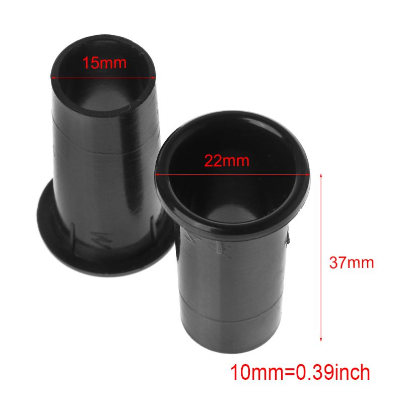2 stk højttalerport rør basrefleks ventilationsstik 2-3 " 18 x 37mm subwoofer woofer boks