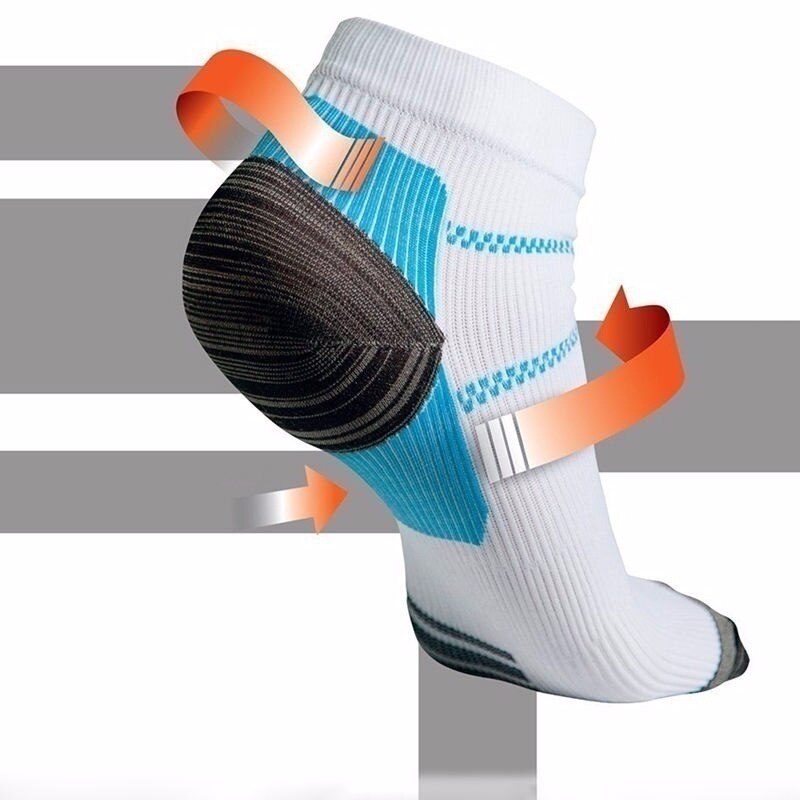 1 Pair Women Men Compression Socks Foot Arch Pain Relieve Outdoor Sports Socks SAL99
