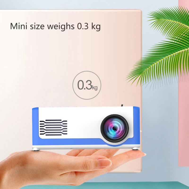 Mini Portable Mobile Phone Video Projector 3D Home Theater Portable Beamer Full HD 1920X1080P Video EU/US/UK/AU Plug Projector