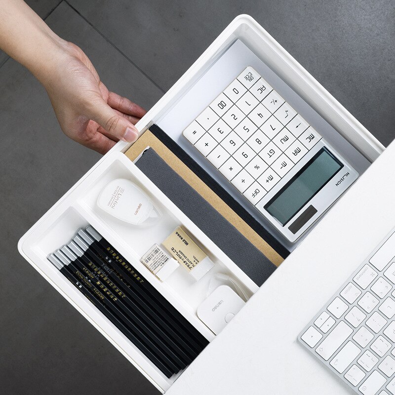 Verborgen Lade Desktop Storage Pen Dia Pull Out Organizer Lijm Opslag Stok Op Plank Set Voor Kantoor Kamer Keuken Badkamer