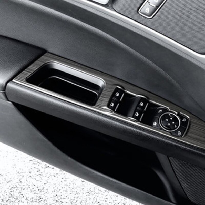 Auto deur armsteun raam glas lift schakelaar knop frame afdekking trim sticker auto accessoires voor ford mondeo