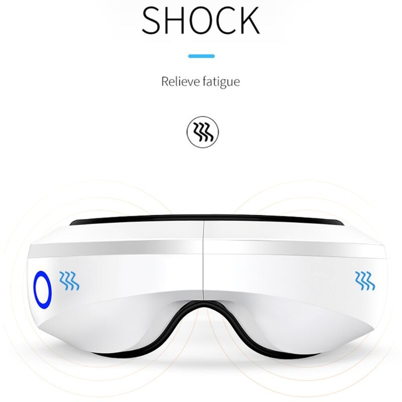 Electric Eye Massager Music Eye Care Device Wrinkle Fatigue Relieve Vibration Massage Compress Therapy Foldable Device