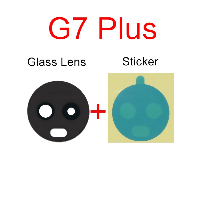 1 stk bagkamera glaslinser med tape udskiftningsdele til motorola  g7 plus  g7 play power: Til  g7 plus