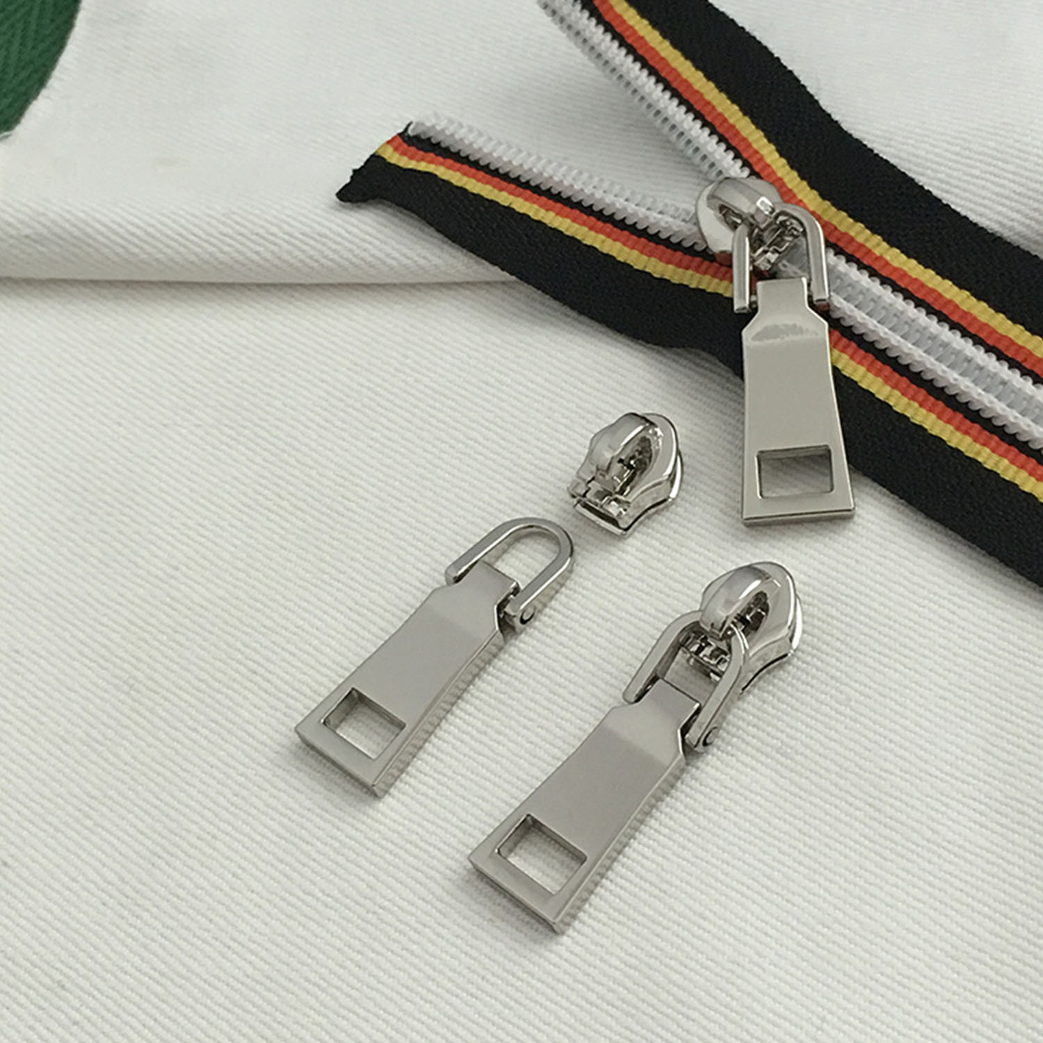 5pcs 5#/3# Metal Zipper Head Repair Part Metal Zipper Slider Replacement for Luggage Suitcase Backpack Jacket DIY Sewing Craft s