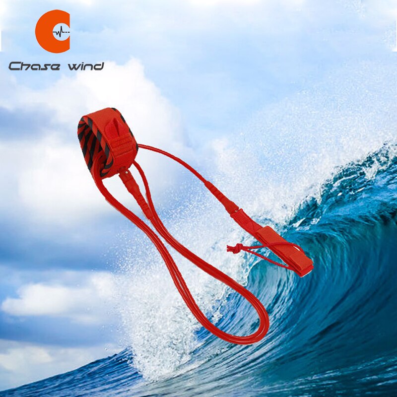 Tabla de Surf, tabla larga, tabla corta, correa para el tobillo con giro de acero suave, correa de Surf roja, tabla de Surf, tabla de Surf de 6 pies/8 pies/10 pies/12 pies, de surfista