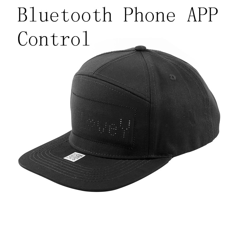 LED Panel Bluetooth Baseball Cap + Bluetooth LED Sunglass Mobile Phone APP Connection Wireless Dynamic Pattern Flashing Glasses