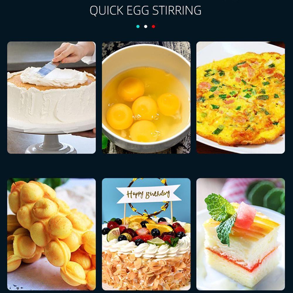 Blender Multifunctional Rotary Manual Egg Beater Mixer Mini Plastic Kitchen Egg Whisk Bake Tool Egg Agitator Silicone Eco-Friend
