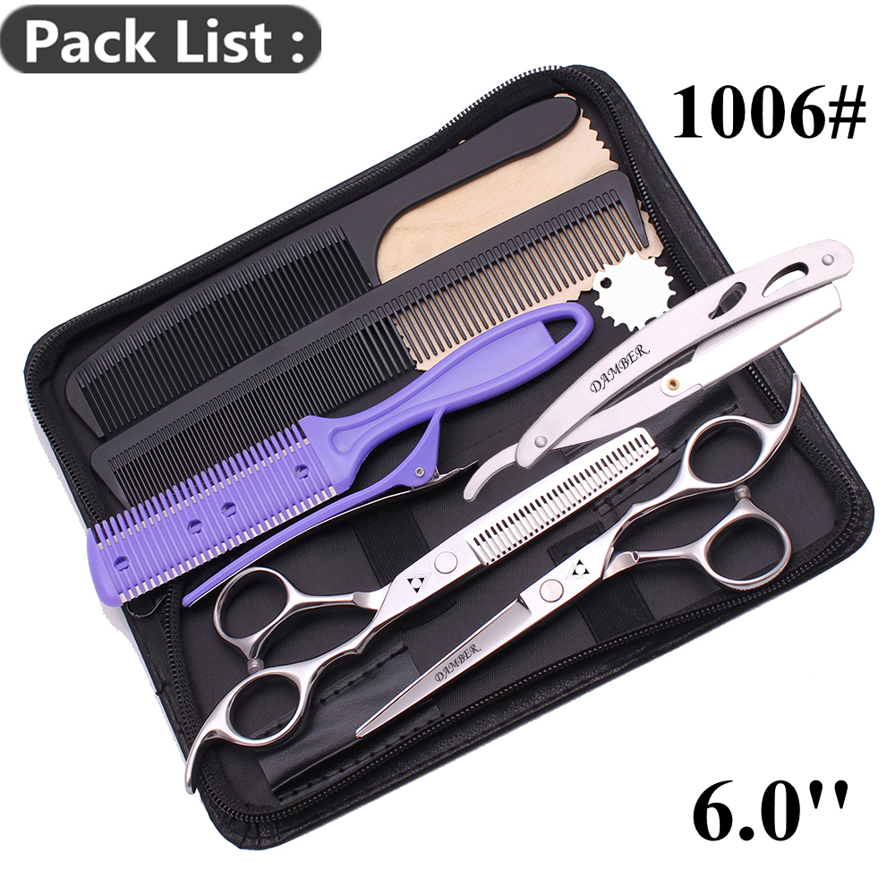 5 5.5 6 6.5 7 7.5 8 Professionele Kappersschaar Kapper Schaar Haar Knippen Scharen Dunner Hond Grooming Schaar 1006 #