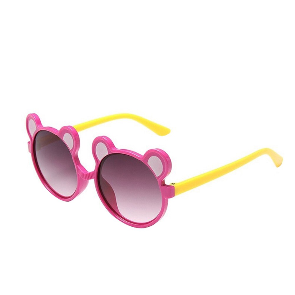 Kids Zonnebril Fshion Zomer Baby Jongens Meisjes Cartoon Leuke Beer-Vormige Anti-Uv Zonnebril Voor Fotografie Outdoor Strand: F