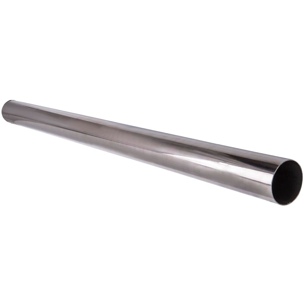 Universal 3" /76mm Outside Diameter Exhaust Pipe Tube Straight Length 4 Feet