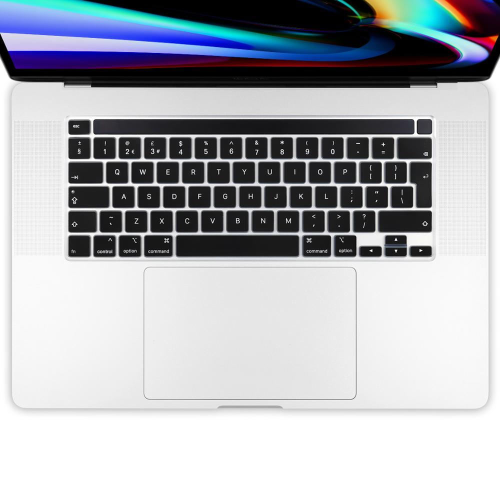 Eu Voer Russisch Frans Spanje Engels Layout Toetsenbord Cover Skin Voor Macbook Pro 13 16 Inch & A2251/A2289 A2141 A2338: EU English