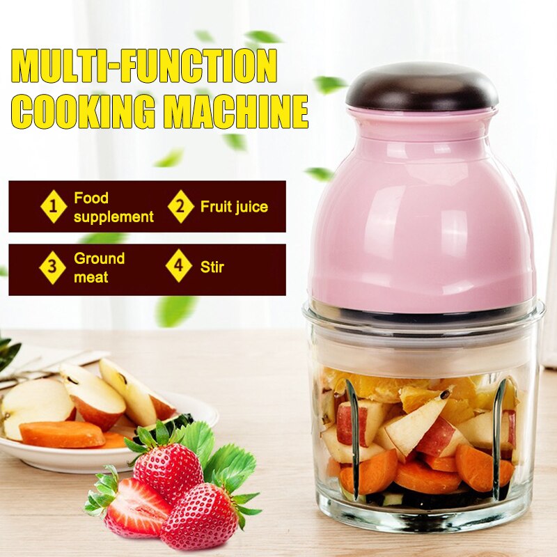 Kapselskærer foodprocessor hakker stavblender mini multi-funktion babymad maskine husholdning elektrisk dreng: Default Title