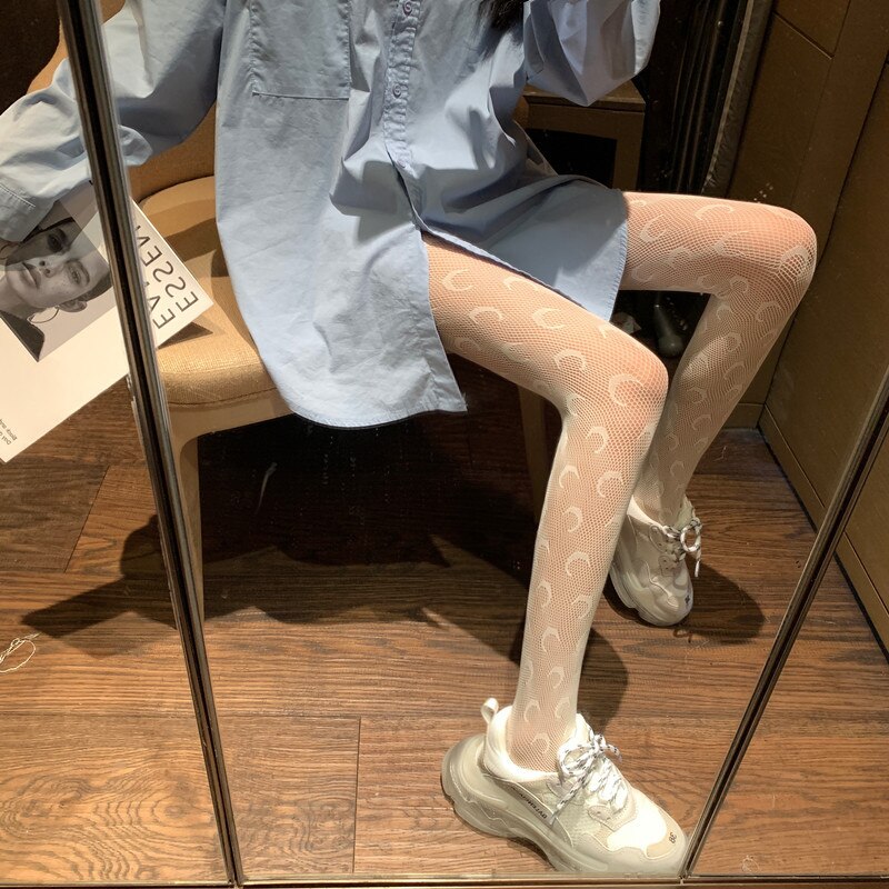 Collant gothique japonais en dentelle, bas en résille, noir, rétro, Rose, fleur, vigne, pantalon, amour, bas G, pour femmes: As Image12
