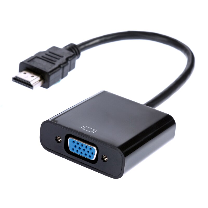 Rovtop HDMI naar VGA Adapter Male Naar Famale Converter Adapter 1080P Digitale naar Analoge Video Audio Voor PC Laptop tablet: SET 1