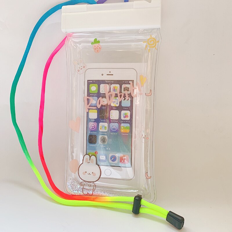 Universelle unterwasser-trockentasche 23.5*10.5cm, wasserdichte handytasche für schwimmbadpartys im freien. handytasche: F101-7