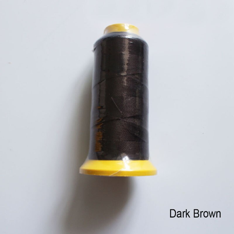 Hårforlængelse også / salon hår vævningstråd 1 rulle / masse høj styrke polyester tråd til hårforlængelse / hårvævning