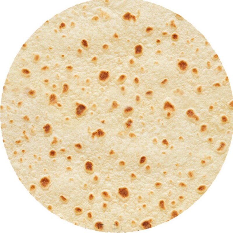Mikrofeinen Burrit Decke Realistische Lebensmittel Taco Burrito Tortilla Decke Weichen Vlies Warme Sofa Reise Decke Flanell Plüsch Ru: B / 150x150cm