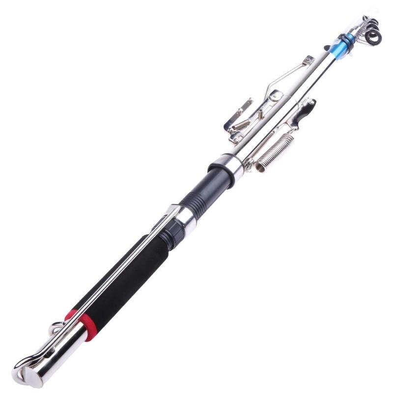 2.4m Automatic Fishing Rod Pole Sensitive Telescopic Ice Glass Fiber Sea Device Sea River Lake Pole Fishing Tackle Pesca