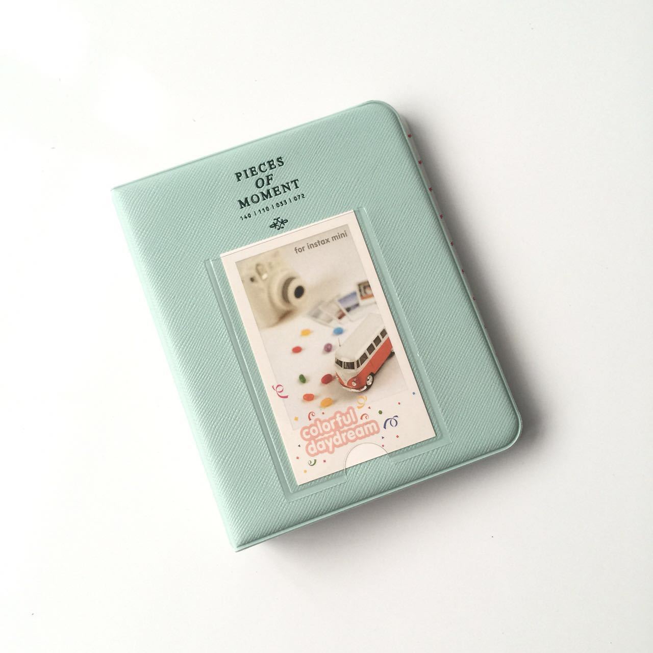 64 lommer polaroid fotoalbum mini øyeblikkelig bilde sak lagring for fujifilm instax mini film 8 korea instax album fotografia: Lyse blå