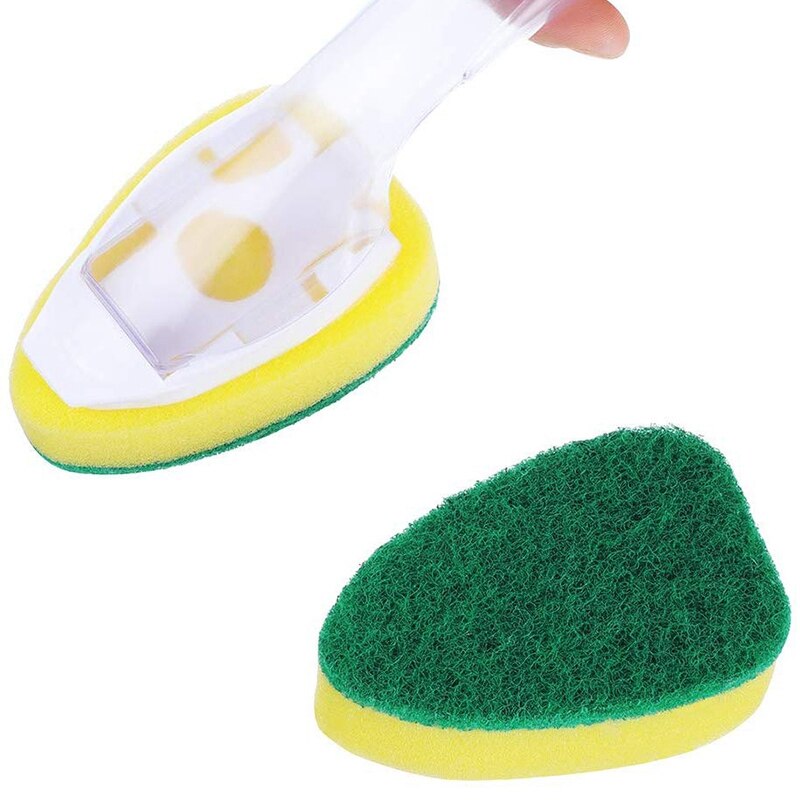 18 Stuks Schotel Wand Vullingen Vervanging Spons Heads Schurende Scrubber Pads Heavy Duty Schotel Wand Spons Voor Aanrecht Cleanin