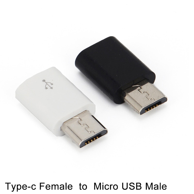 1Pc Type C Female Naar Micro Usb Male Adapter Converter Connector