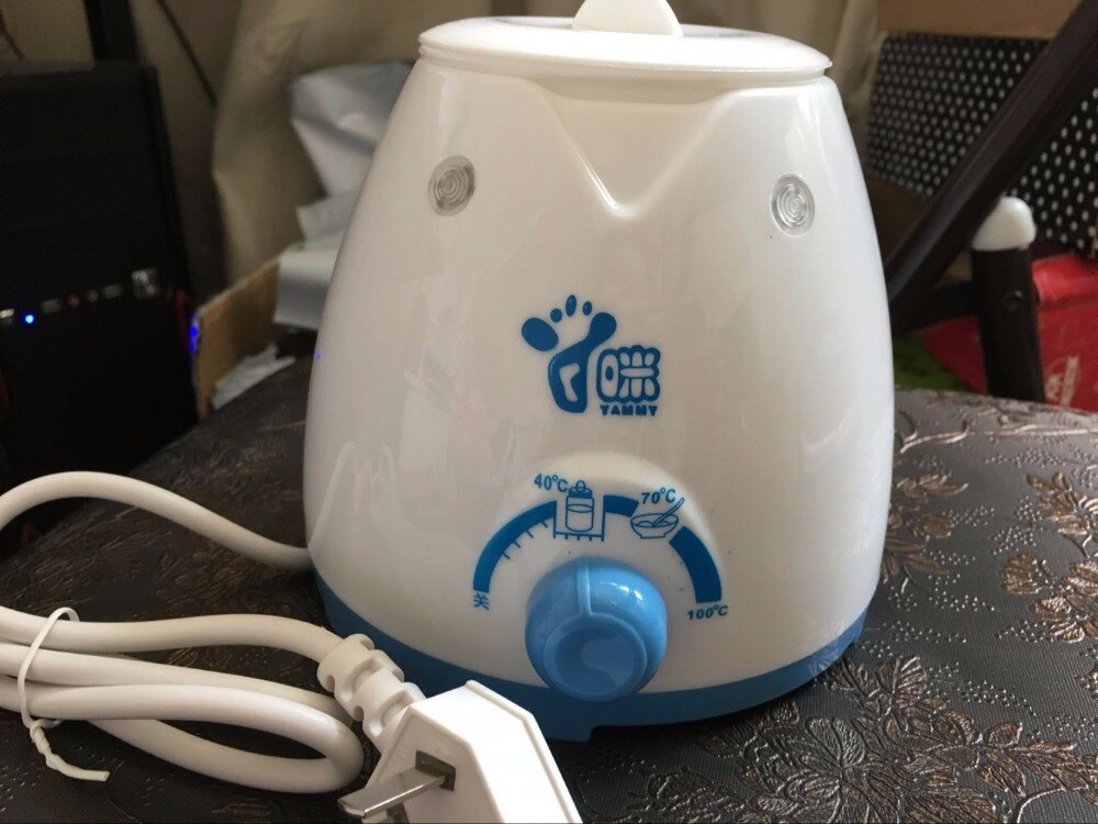 Calentador de biberones de Material PP, calentador de leche para bebés, calentador de leche para biberones, termostato,