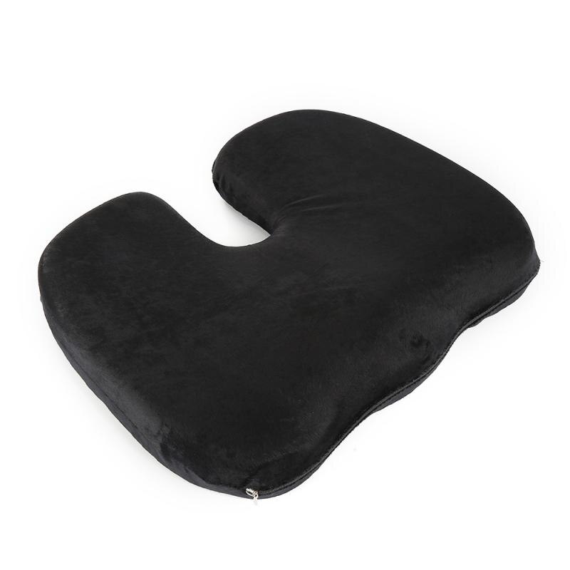 Memory Foam Zitkussen Orthopedisch Kussen Stuitbeen Ondersteuning Taille Terug Kussen Autostoel Hip Massage Pad Sets Fit Voor Auto