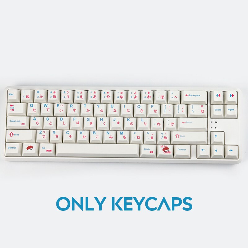 120 Key PBT Keycaps - Dye-Sublimation - Cherry Profile - Japanese Legend - for Cherry MX Mechanical Keyboards