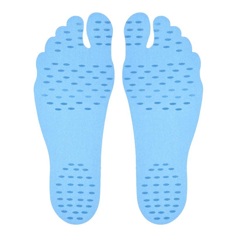 Outdoor Sticker Shoes Stick on Soles Sticky Pads for Feet beach sock waterproof Hypoallergenic adhesive pad for Feet